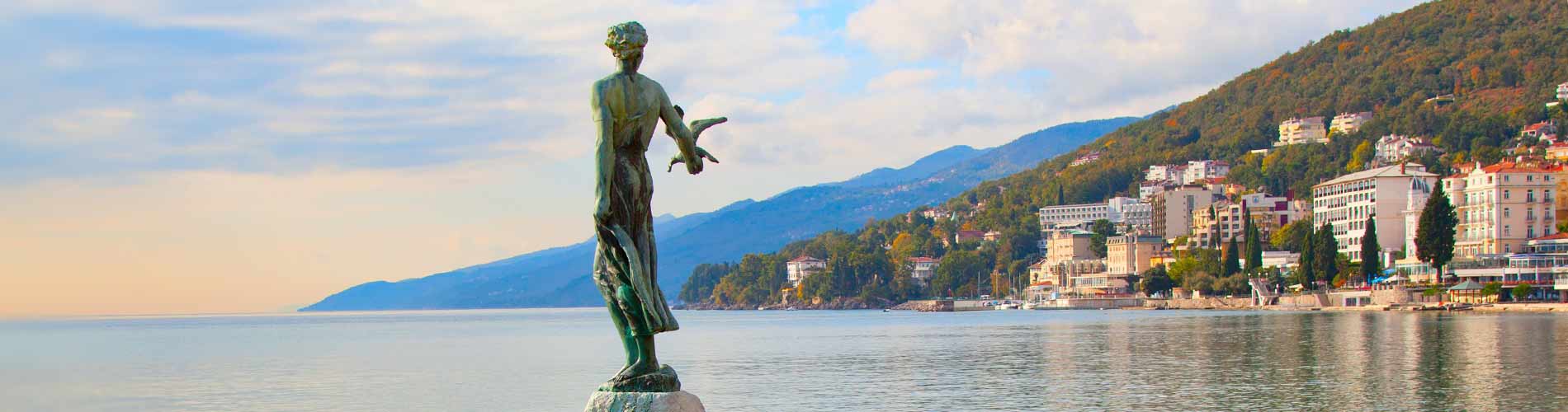 Maiden with seagull Opatija Croatia.jpg